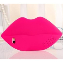 Etui na telefon Case LIPS Fuksja iPhone 6/6s