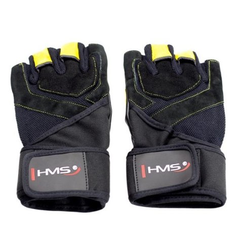 Rękawice na siłownię Black/Yellow HMS RST01 r.S N/A