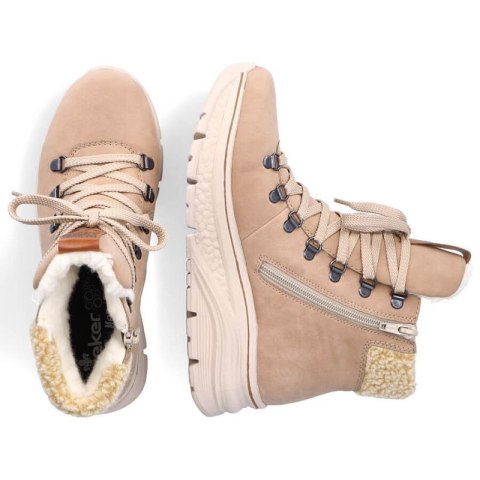 Wodoodporne botki śniegowce ocieplane Rieker W RKR572 37