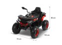 POJAZD AKUMULATOROWY QUAD GIGANT RED