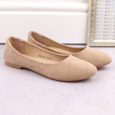 Baleriny zamszowe eVento W EVE205B beżowe 40