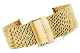 Bransoleta - Siatka Mesh Gold PVD 22 mm gr 1,7 mm