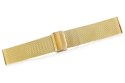 Bransoleta - Siatka Mesh Gold PVD 22 mm gr 1,7 mm