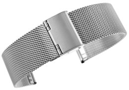 Bransoleta - Siatka Mesh Silver IPS 22 mm gr 2,0 mm