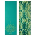 Mata do Jogi dwustronna GAIAM Turquoise Lotus 6 MM 62344 N/A