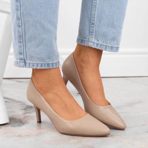 Szpilki Sergio Leone W SK414E coffee 36