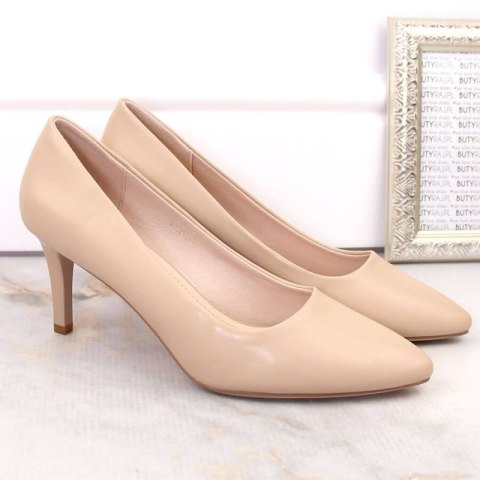 Szpilki Sergio Leone W SK414E coffee 36