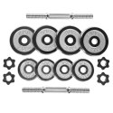 Sztangielki w walizce CHROME HMS 2x10kg STC20 N/A