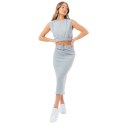 Komplet dresowy Justhype Sweat Midi Skirt Loungewear Set W LABON007 6