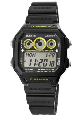 Zegarek Męski CASIO 10 bar do Pływania AE-1300WH-1AVDF