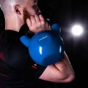 Kettlebell żeliwny pokryty winylem HMS KNV08 BLUE N/A