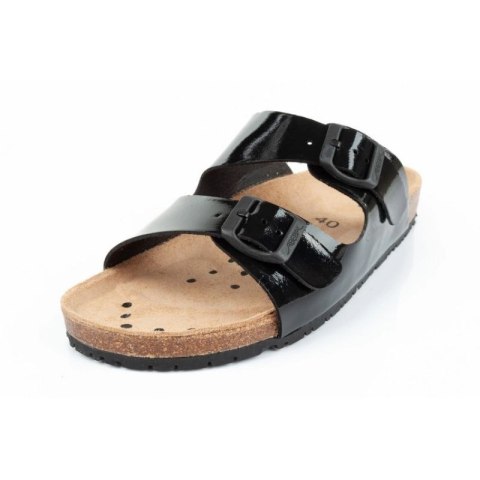 Klapki robocze Abeba Sandals Black W 8088 39