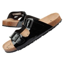Klapki robocze Abeba Sandals Black W 8088 40