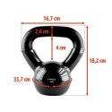 Kettlebell żeliwny Black HMS KNV06 6kg N/A