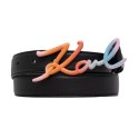 Pasek Karl Lagerfeld K/Signature Rainbow W 225W3157 M