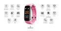 Smartband Giewont Fit&GO Duo GW200-4 - Black + Pasek Think Pink