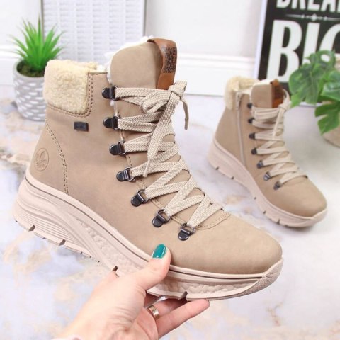 Wodoodporne botki śniegowce ocieplane Rieker W RKR572 37