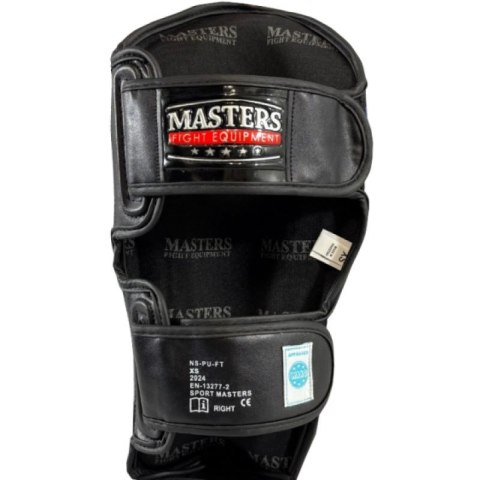 Nagolenniki Masters NS-PU-FT (WAKO APPROVED) 119111-02M niebieski+XS
