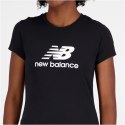 Koszulka New Balance Essentials Stacked Logo CO BK W WT31546BK XS