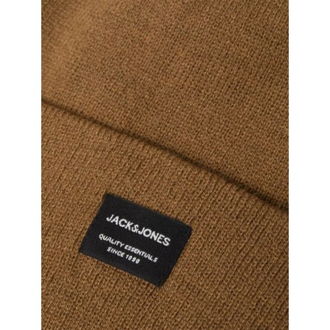 Czapka Jack & Jones Jacdna Beanie Noos M 12092815 brązowa uniwersalny