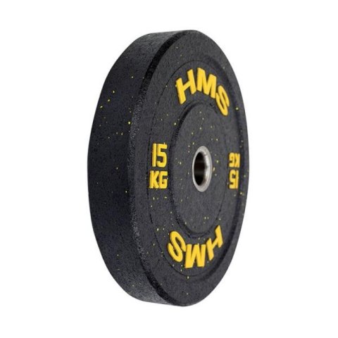 Talerz olimpijski HMS YELLOW BUMPER 15 kg HTBR15 N/A