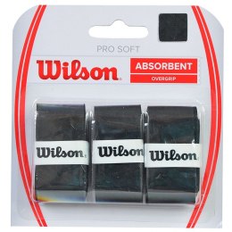 Owijka Wilson Pro Soft Absorbent Overgrip czarna /3szt/ /WRZ4040 N/A
