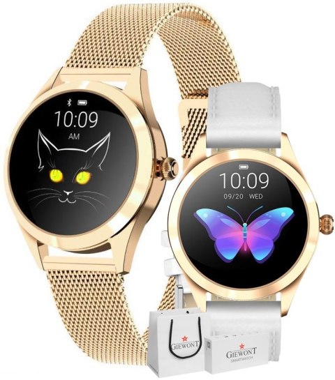 Smartwatch Damski Giewont + Dodatkowy Pasek GW300-2