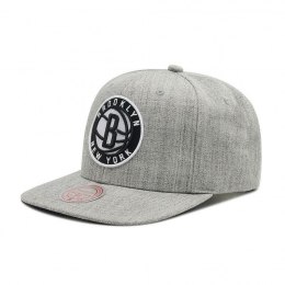 Czapka z daszkiem Mitchell & Ness NBA Brooklyn Nets Team Logo High Crown 6 Panel Classic Red Snapback HHSS3272-BNEYYPPPGYHT