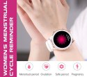 Smartwatch Damski Rubicon RNCF02-2 Złoto-Złoty + Różowy Silikonowy Pasek