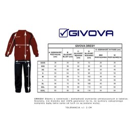 Dres Givova Visa granatowo biały 0403 N/A