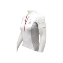 Koszulka Odlo Stand-Up Collar S/S 1/2 Zip Gavia W 410891-10000 XL