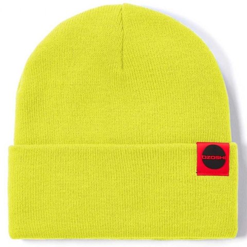 Czapka Ozoshi Haichi Cuffed Beanie limonka OWH20RCFB005 N/A