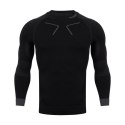 Koszulka termoaktywna Alpinus Tactical Base Layer czarno-szara M GT43219 L