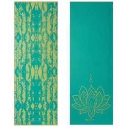 Mata do Jogi dwustronna GAIAM Turquoise Lotus 6 MM 62344 N/A