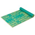 Mata do Jogi dwustronna GAIAM Turquoise Lotus 6 MM 62344 N/A