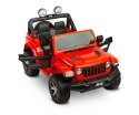 TERENOWY POJAZD NA AKUMULATOR JEEP RUBICON RED