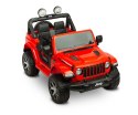 TERENOWY POJAZD NA AKUMULATOR JEEP RUBICON RED