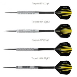 Rzutki Harrows Torpedo 80% Steeltip HS-TNK-000013163 21 gK