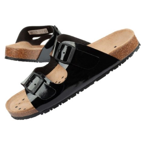 Klapki robocze Abeba Sandals Black W 8088 35