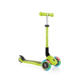 Hulajnoga 3-kołowa Globber Foldable Lights Lime Green Jr 437-106 N/A