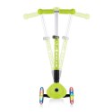 Hulajnoga 3-kołowa Globber Foldable Lights Lime Green Jr 437-106 N/A