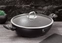 WOK GRANITOWY 30cm BERLINGER HAUS BH-7113 BLACK SILVER