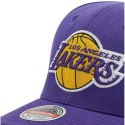 Czapka z daszkiem Mitchell & Ness NBA Los Angeles Lakers Team Ground 2.0 Stretch Snapback Lakers HHSS3257-LALYYPPPPURP OSFM