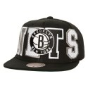 Czapka z daszkiem Mitchell & Ness Varsity Bust Snapback Brooklyn Nets HHSS6461-BNEYYPPPBLCK OSFM