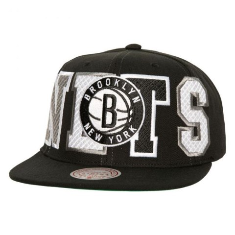 Czapka z daszkiem Mitchell & Ness Varsity Bust Snapback Brooklyn Nets HHSS6461-BNEYYPPPBLCK OSFM