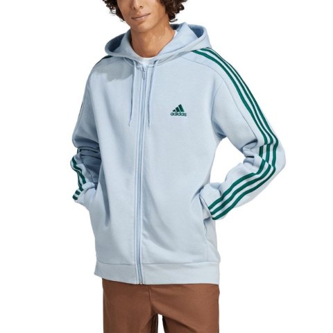 Bluza adidas Essentials Fleece 3-Stripes Full-Zip M IJ8932 S