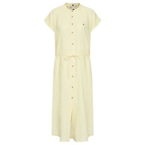 Sukienka Tommy Hilfiger Linen Midi W WW0WW34108 34