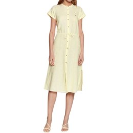 Sukienka Tommy Hilfiger Linen Midi W WW0WW34108 34