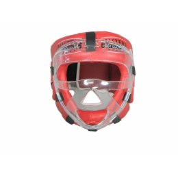 Kask bokserski Masters z maską KSSPU-M (WAKO APPROVED) 02119891-M02 czerwony+L