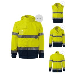 Kurtka Rimeck HV Guard 4 in 1 M MLI-5V297 fluorescencyjny żółty 2XL